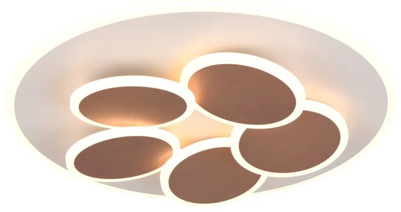 Φωτιστικό Οροφής Trio Lighting MANDALA 653210676 Γκρι (Grey) 2700 - 6500K