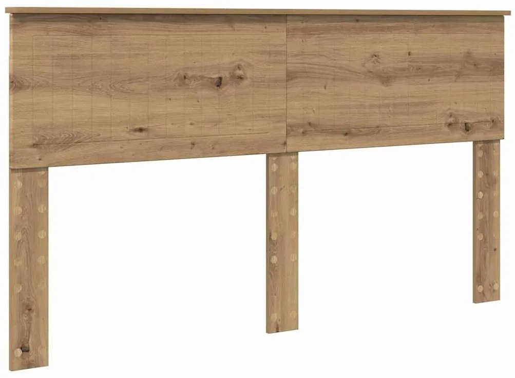 vidaXL Κεφαλάρι με κεφαλάρι Artisan Oak 160 cm Επεξεργασμένο ξύλο