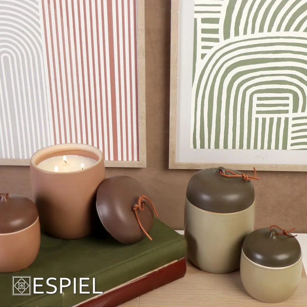 Αρωματικό κερί Homemade Spa σε βάζο καφέ 10,2×12εκ.