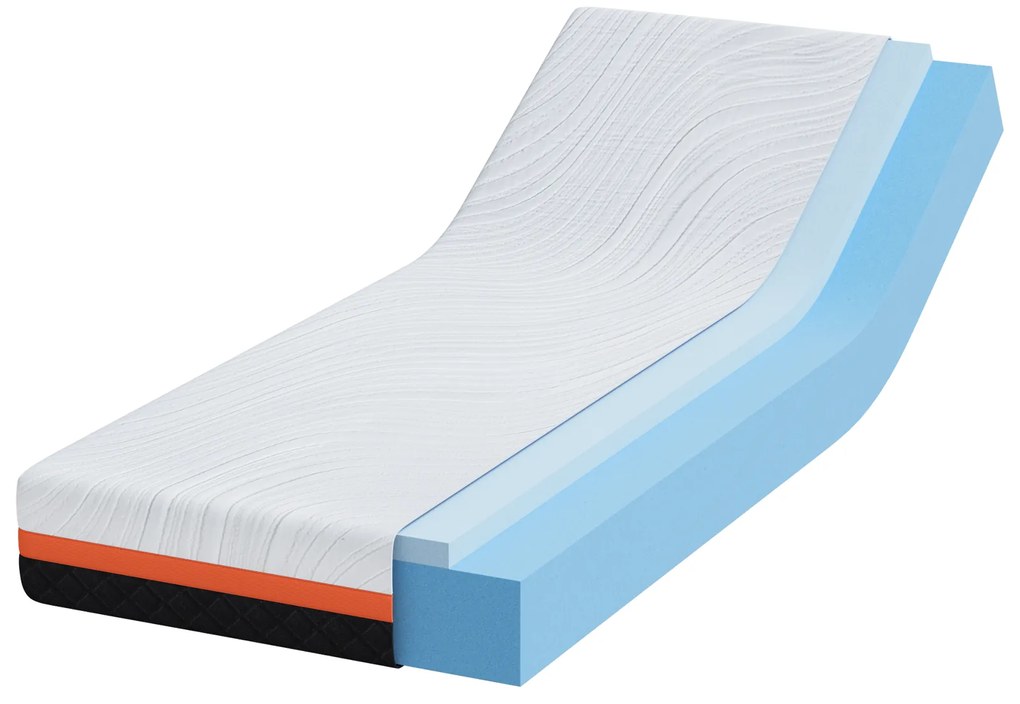 vidaXL Στρώματα Λευκό, Γκρι 70 x 200 cm