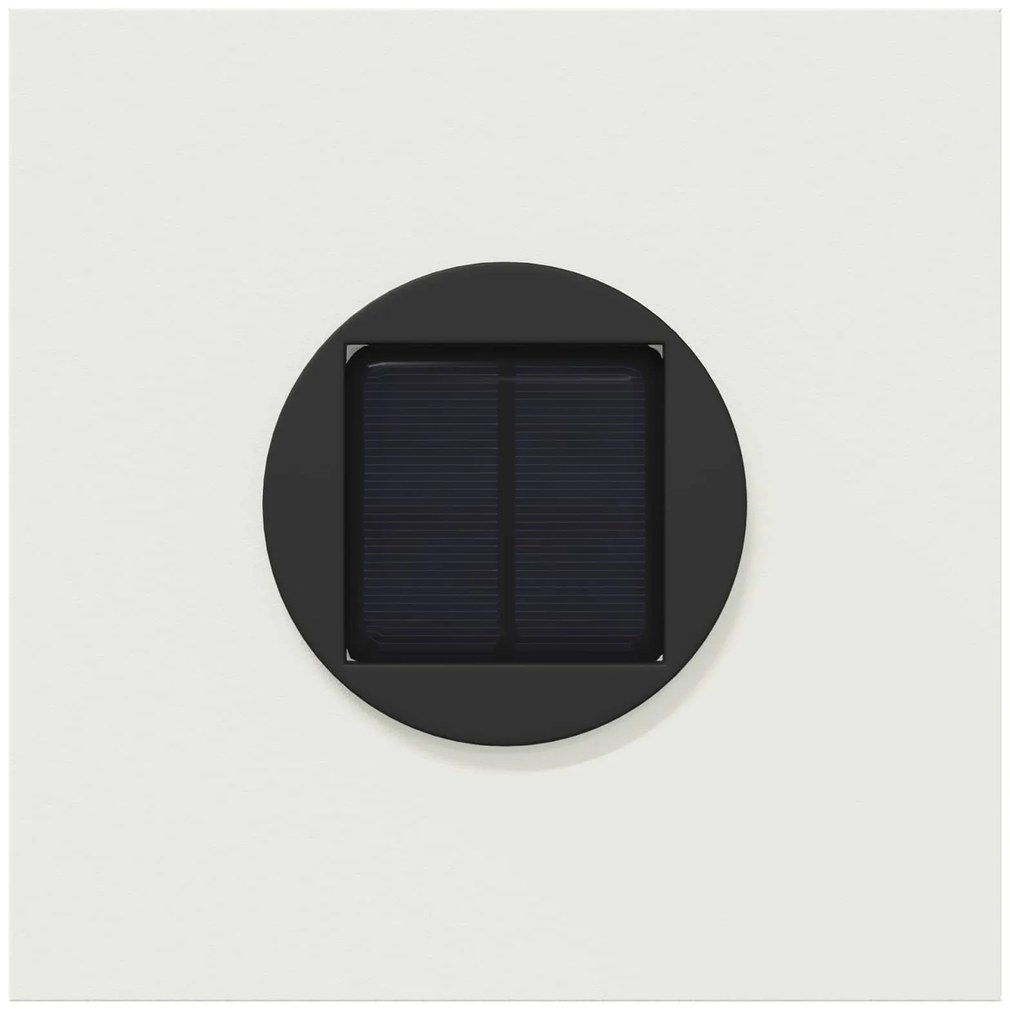 vidaXL Ηλιακό LED Φως Δρόμου 2 pcs Λευκό Κρύο Ρολαρισμένο Χάλυβα