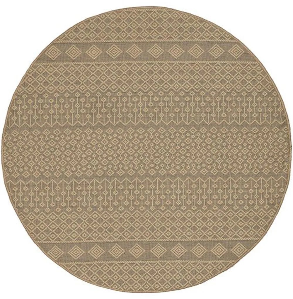 Χαλί Sahara 062A Beige Round New Plan 160X160 Round