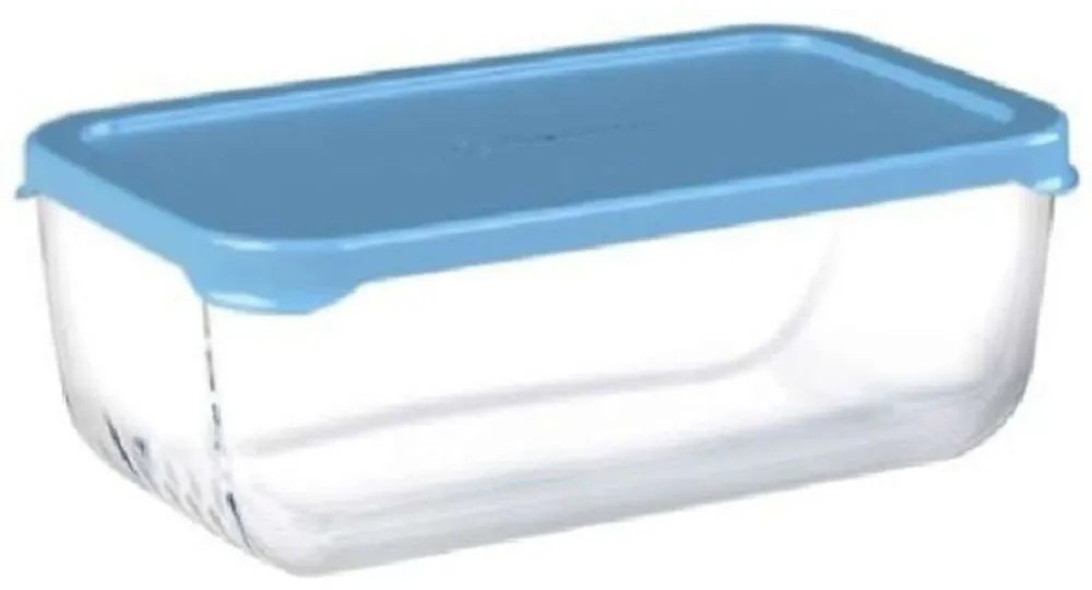 Δοχείο Φαγητού Snowbox SP53733G2 12,05x9,1x5,8cm 420ml Clear-Blue Espiel Πλαστικό, Γυαλί