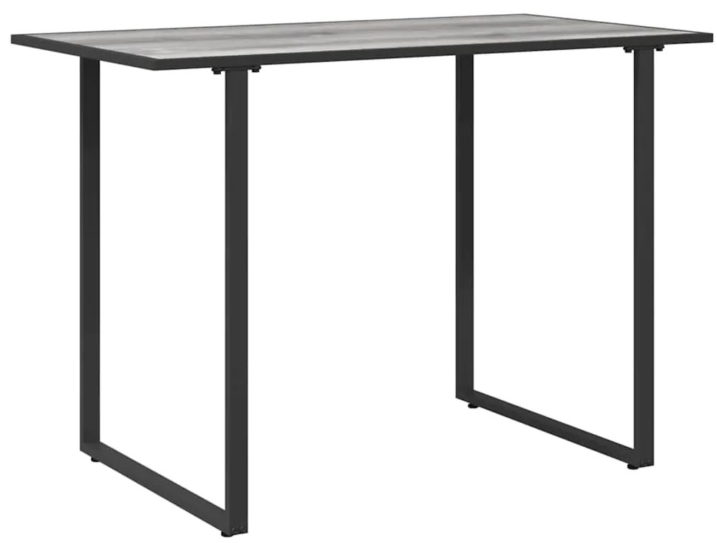 vidaXL Τραπέζι Κήπου Γκρι 100 x 55 x 70 εκ. Χάλυβας και DPC