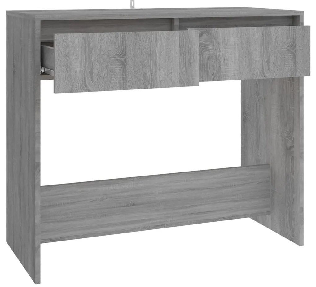 vidaXL Τραπέζι Κονσόλα Γκρι Sonoma 89x41x76,5 εκ. Επεξεργασμένο Ξύλο