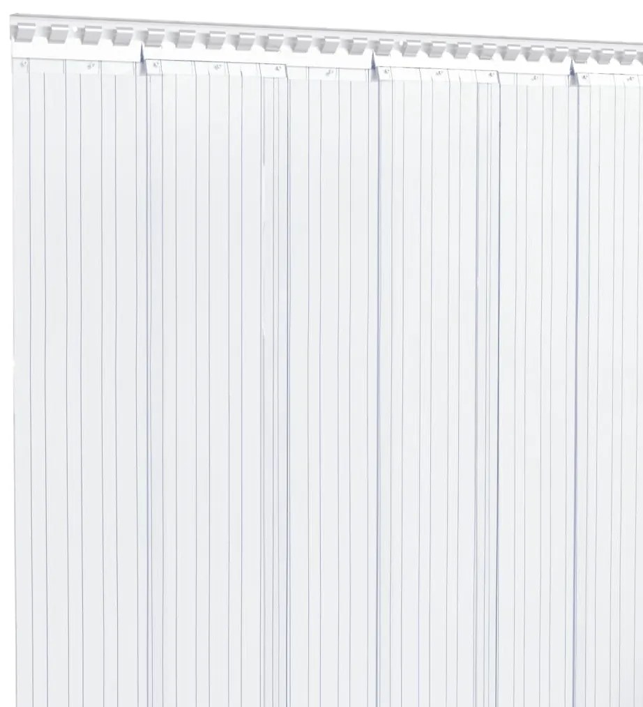 vidaXL Λωριδοκουρτίνα Διαφανής 25 μ. 200 χιλ. x 1,6 χιλ. από PVC