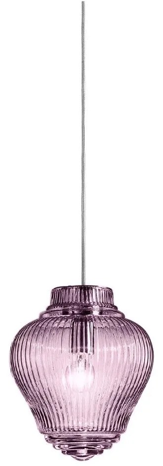 Φωτιστικό Οροφής Clyde LCL0105 23x150cm 1xE27 70W IP20 Amethyst Zafferano