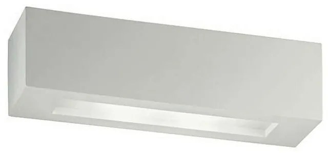 Φωτιστικό Τοίχου - Απλίκα Candida I-CANDIDA-S-AP 1xE14 13W 22x9x7cm White Intec Plaster