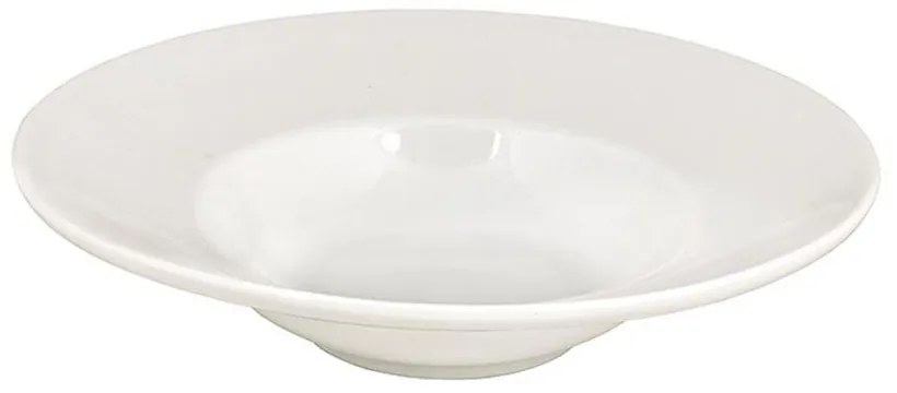 Πιάτο Βαθύ Σπαγγέτι (Φ24) Oriana Ferelli Wide Rim White PH6