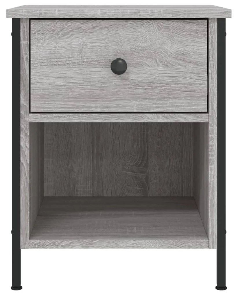 vidaXL Κομοδίνο Γκρι Sonoma 40 x 42 x 50 εκ. από Επεξεργασμένο Ξύλο