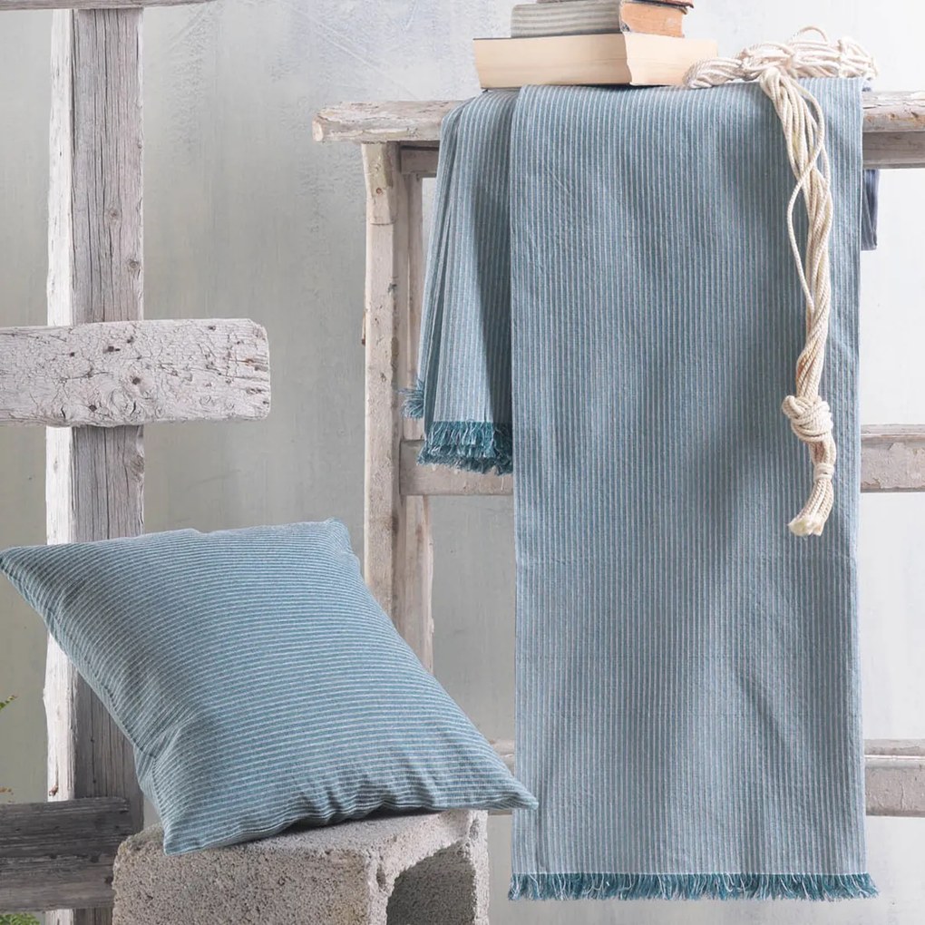 Ριχτάρι Καναπέ Τετραθέσιου (180x330) Rythmos Hatton Blue