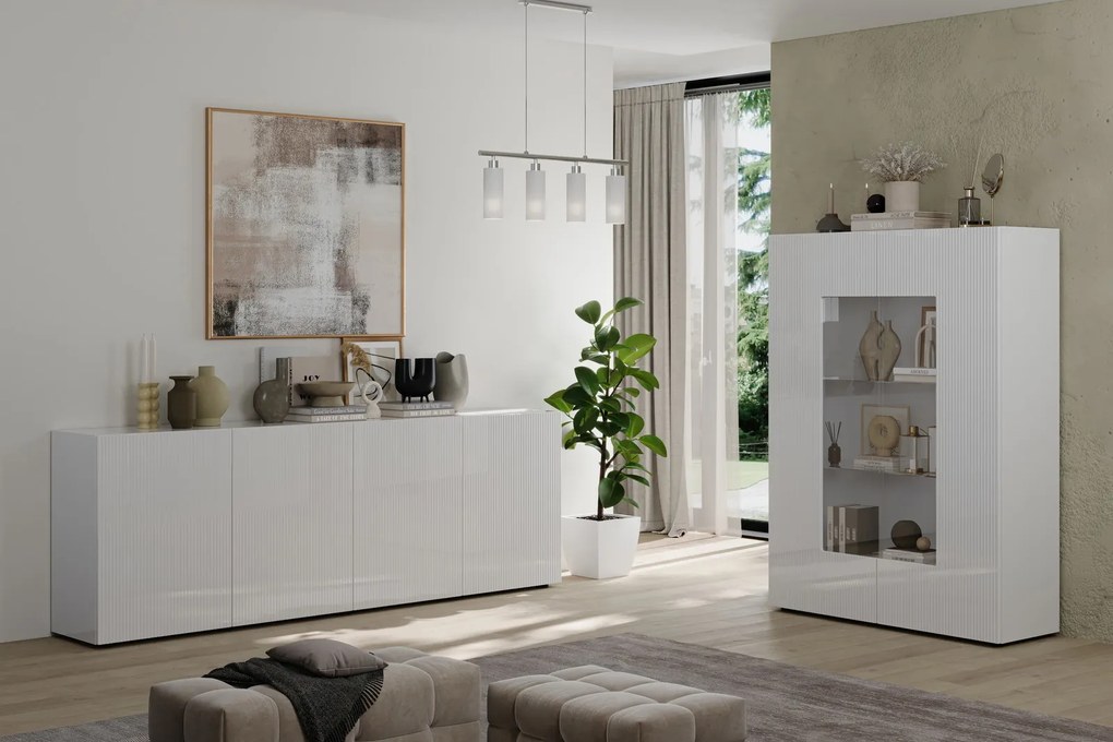 Έπιπλο Τηλεόρασης Ανθρακί Οξειδωμένο 121x43x57