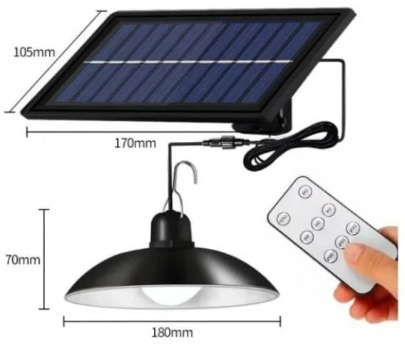 Ηλιακός λαμπτήρας LED με τηλεχειριστήριο XF-707 - LED flood light