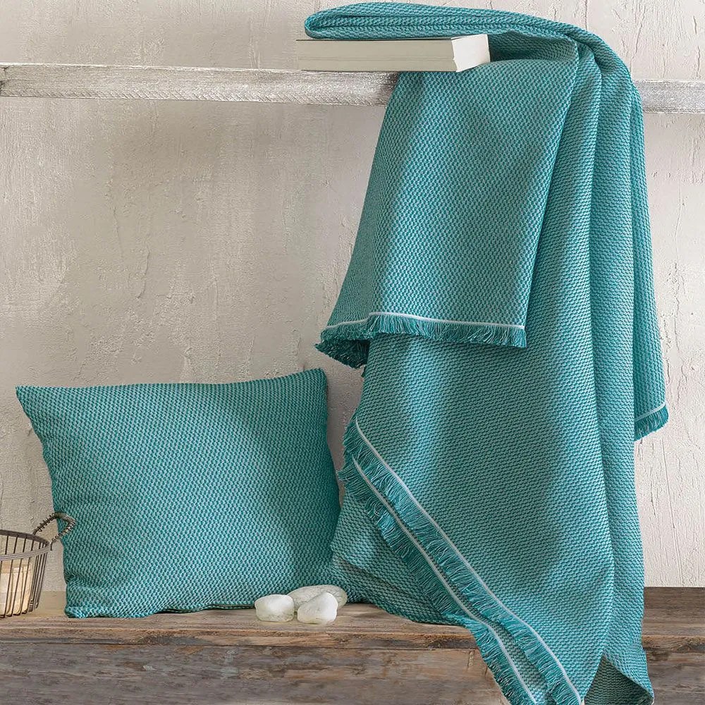 Ριχτάρι Utopia Petrol Ρυθμός Πολυθρόνα 160x180cm Cotton-Polyester