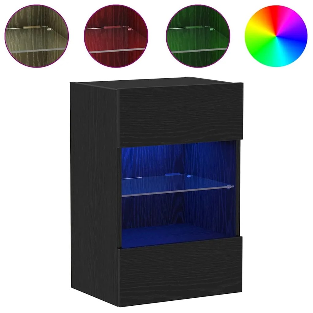 vidaXL Ντουλάπι TV Μαύρο 40 x 30 x 60.5 cm Επεξεργασμένο ξύλο