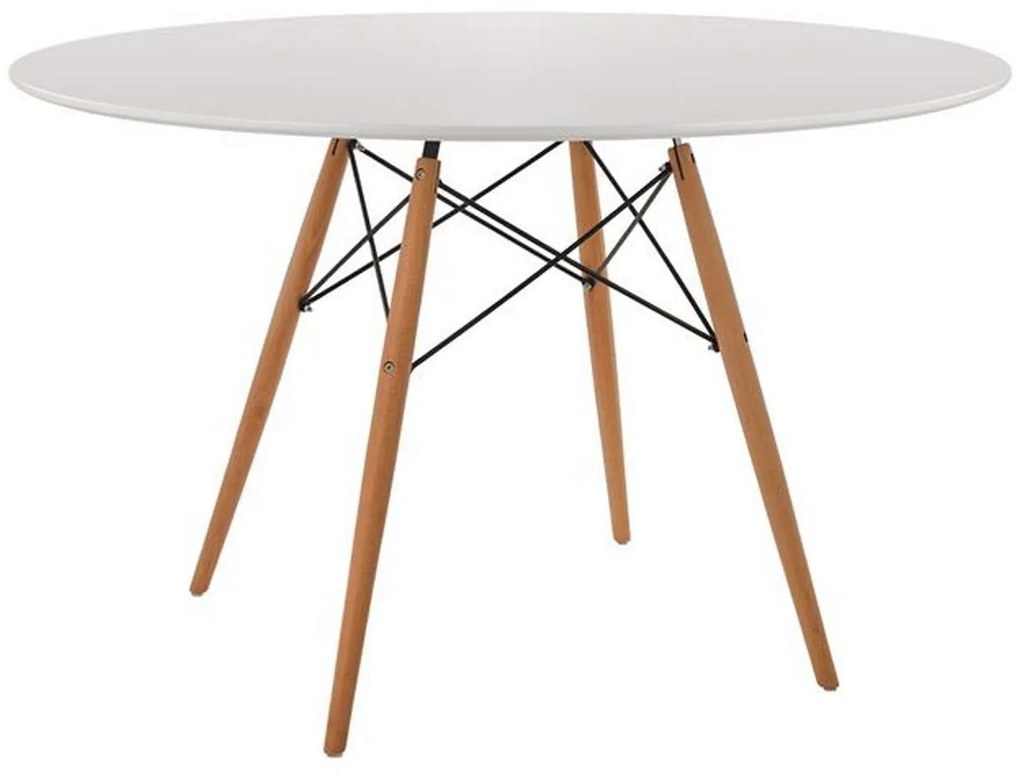 Τραπέζι Minimal HM8454.01 White Μέταλλο,Πολυπροπυλένιο