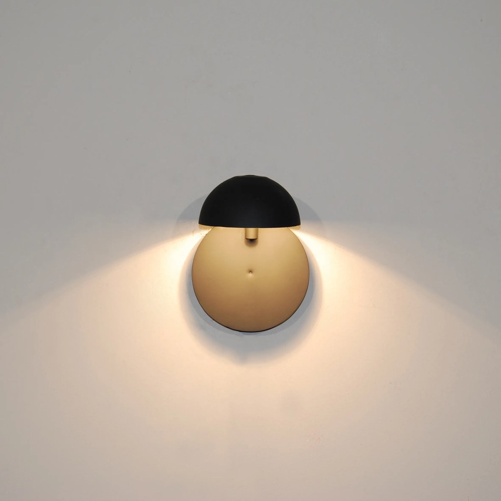 Φωτιστικό Τοίχου - Απλίκα HL-3592-1M FALLON OLD COPPER WALL LAMP - Μέταλλο - 77-4167