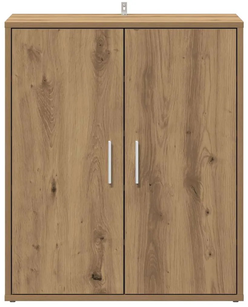 vidaXL Παπουτσοθήκη Τεχνίτης Δρυς 60x35x70 εκ. από Επεξεργασμένο Ξύλο