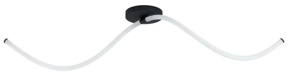 Φωτιστικό Οροφής-Πλαφονιέρα 39836 Banderillas Led Black-White Eglo Metal, Plastic