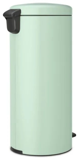 Κάδος με πεντάλ Brabantia NewIcon 1008851, 30 l, Εύκολο κλείσιμο, Αντιολισθητική βάση, Ανοιχτό πράσινο