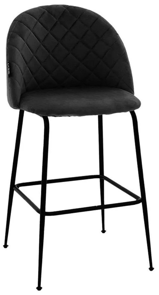 Σκαμπό Μπαρ Kudos 029-000200 49x47x94cm Black