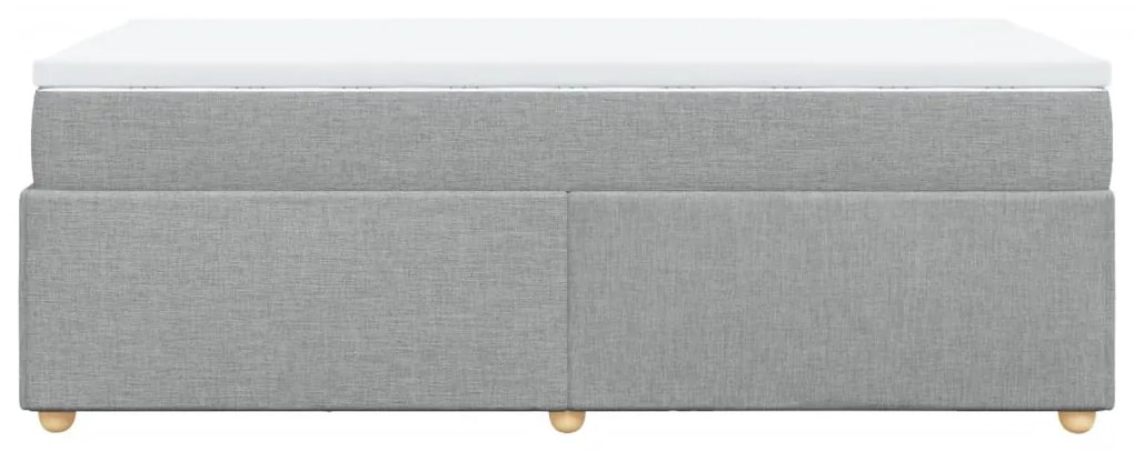 ΚΡΕΒΑΤΙ BOXSPRING ΜΕ ΣΤΡΩΜΑ ΑΝΟΙΧΤΟ ΓΚΡΙ 80X200 ΕΚ. ΥΦΑΣΜΑΤΙΝΟ 3285331