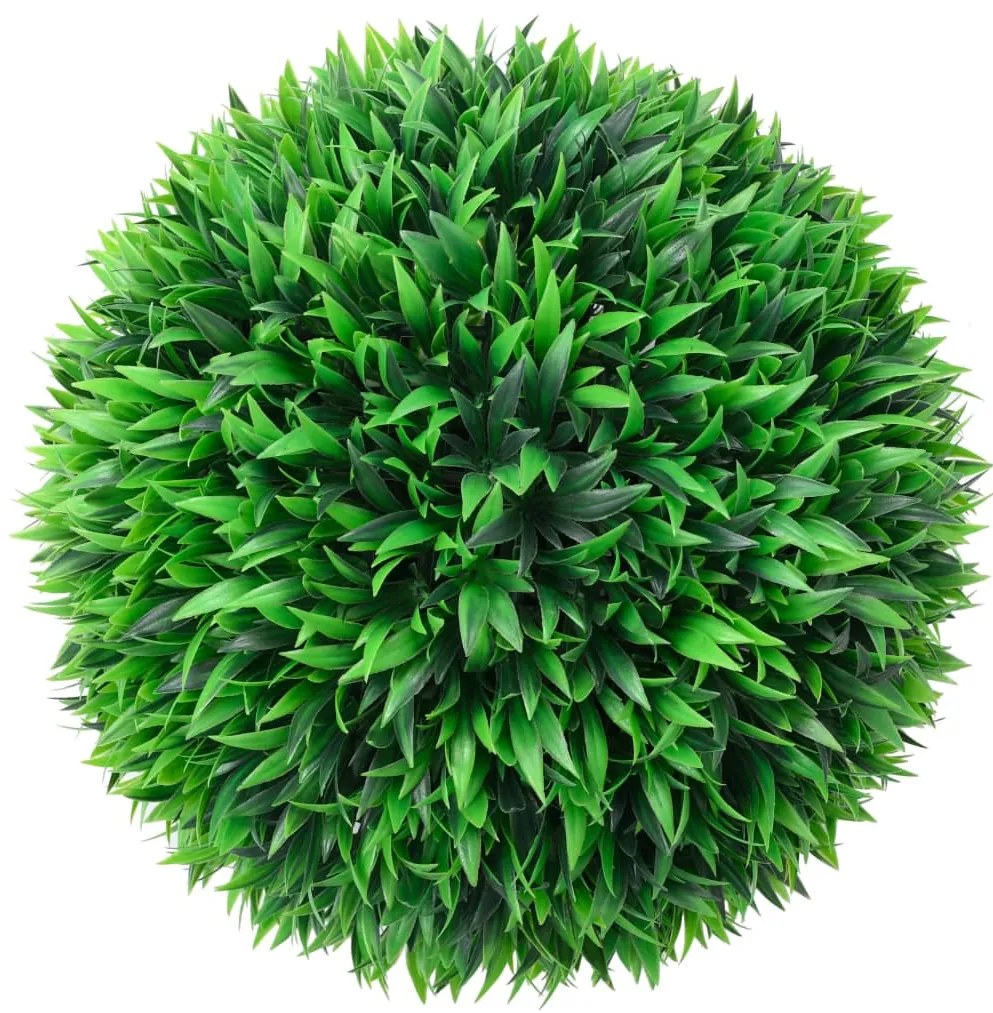 vidaXL Πυξάρι Τεχνητό Σχήμα Μπάλας 2 τεμ. 38 εκ.