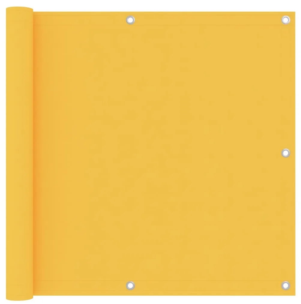 Διαχωριστικό Βεράντας Κίτρινο 90 x 600 εκ. Ύφασμα Oxford