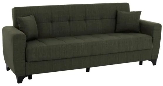 ΚΑΝΑΠΕΣ ΚΡΕΒΑΤΙ HEMA TΡΙΘΕΣΙΟΣ ΨΗΛΗ ΠΛΑΤΗ DARK OLIVE HM3242.05 215x84x88Υεκ.