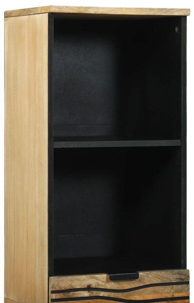 vidaXL Ντουλάπα Μπάνιου 38x33.5x160 εκ. από μασίφ ξύλο Μάνγκο