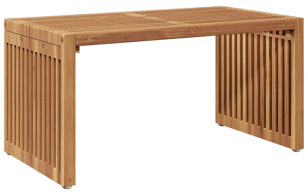 vidaXL Τραπεζάκι Κήπου 70x37.5x35.5 εκ Μασίφ Ξύλο Teak