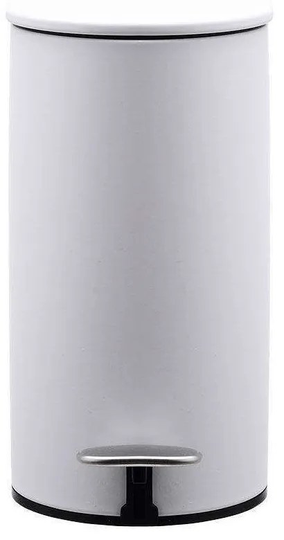 Κάδος Απορριμμάτων Soft Close 02-14575 13,8x28,4x30,5cm White Estia 5lt Metal
