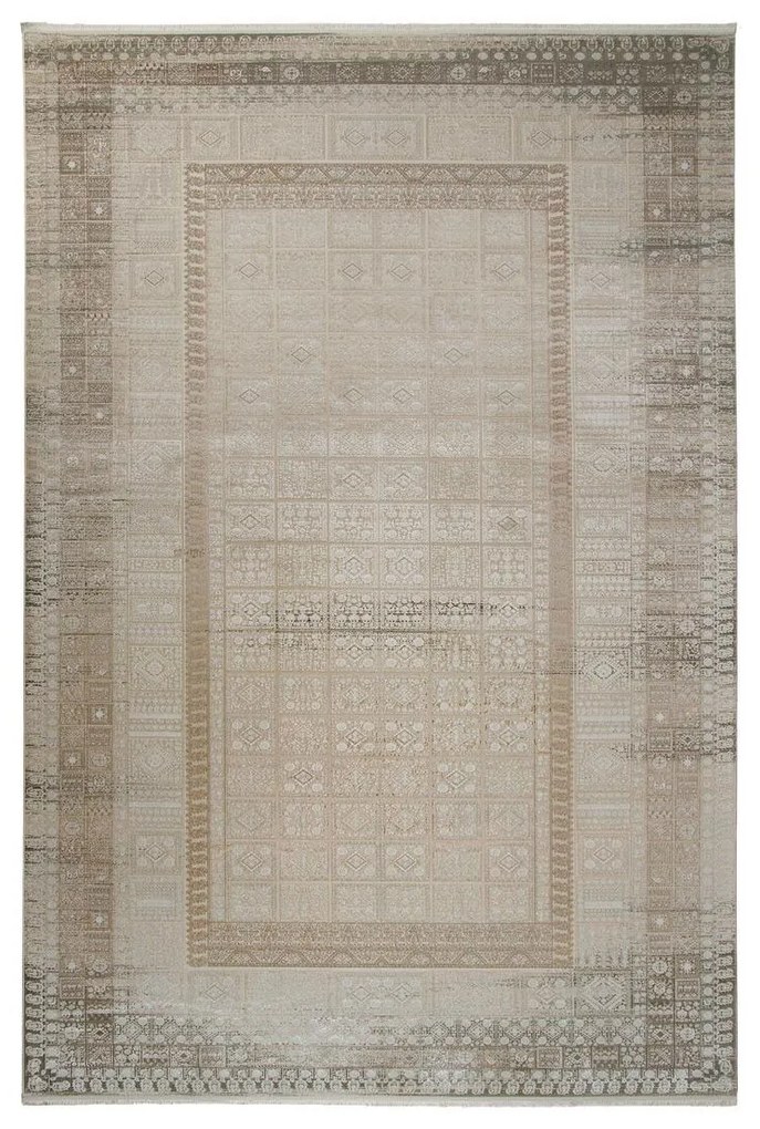 Χαλί Διαδρόμου (80x150) Βιοκαρπέτ Arcadia 7124A Cream/Beige