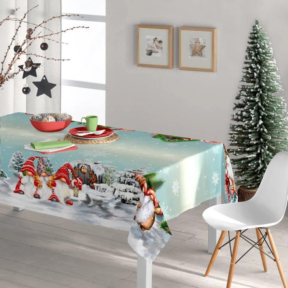 Borea Τραβέρσα Χριστουγεννιάτικη Xmas Gnome 50 x 180 cm Κόκκινο