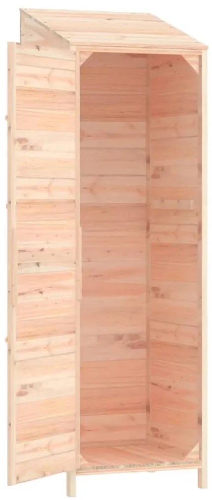 vidaXL Αποθήκη Κήπου 55 x 52 x 174,5 εκ. από Μασίφ Ξύλο Ελάτης