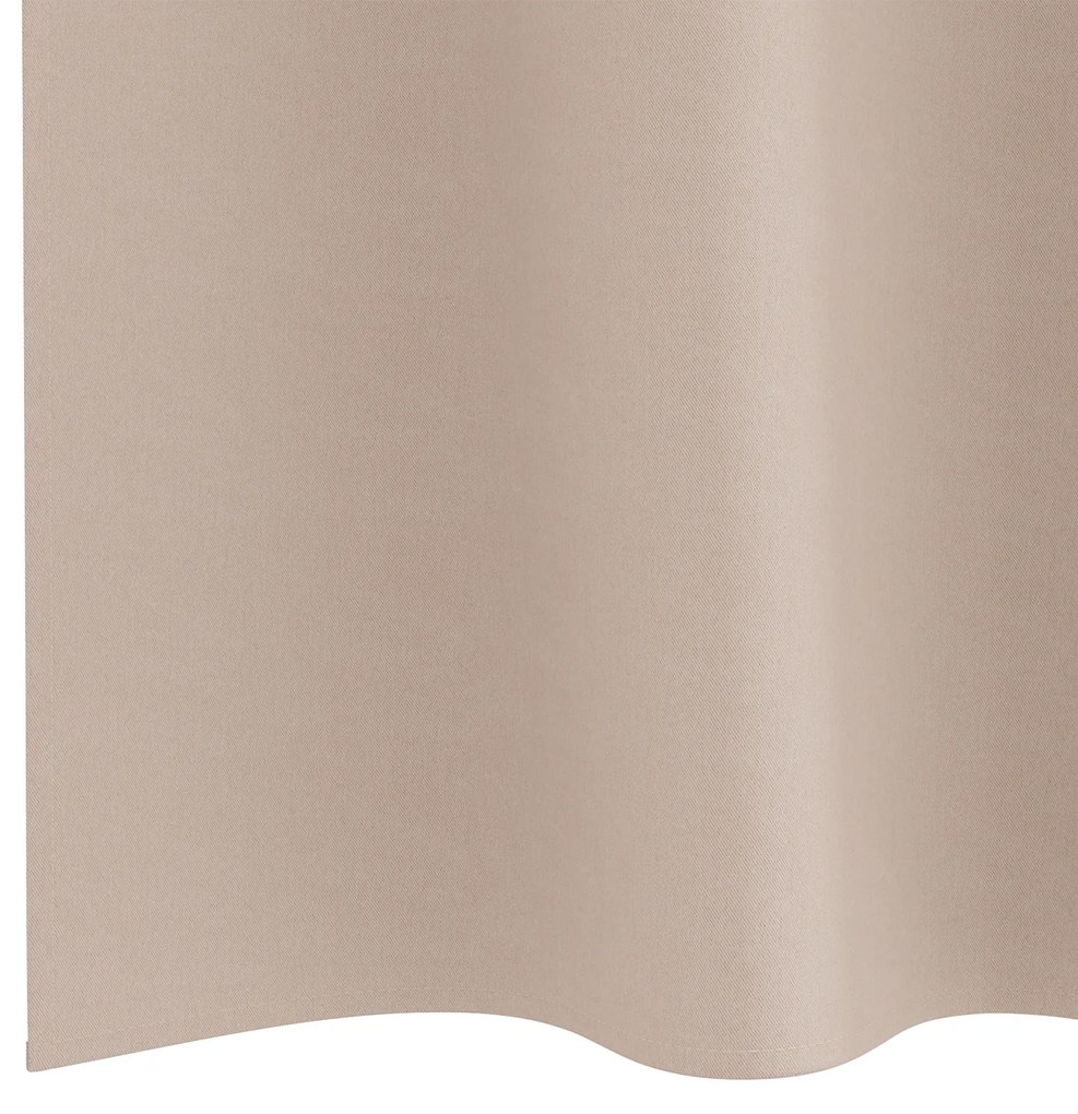 vidaXL Κουρτίνες με κουρτίνες 2 pcs Taupe 225 x 140 εκ. Πολυεστέρας