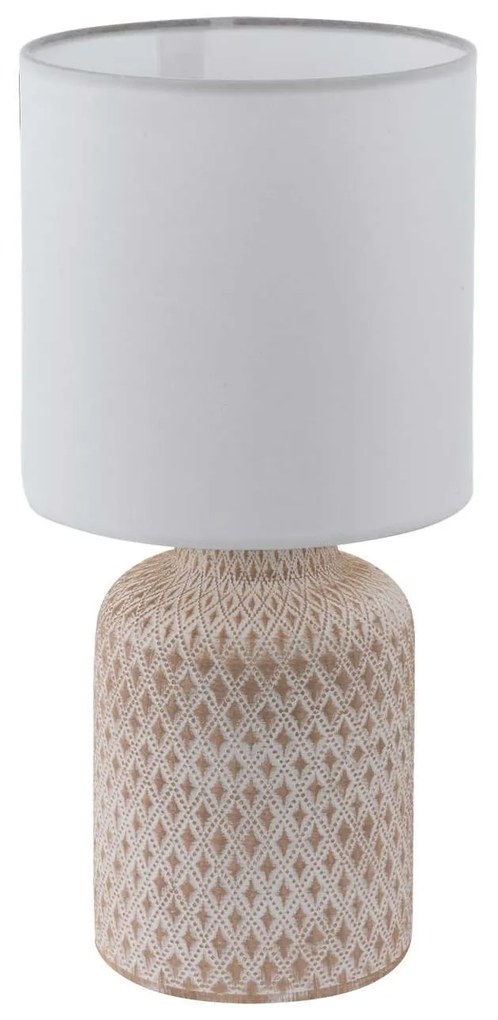 Επιτραπέζιο Φωτιστικό - Πορτατίφ 97773 Cream - White Bellariva Eglo Fabric