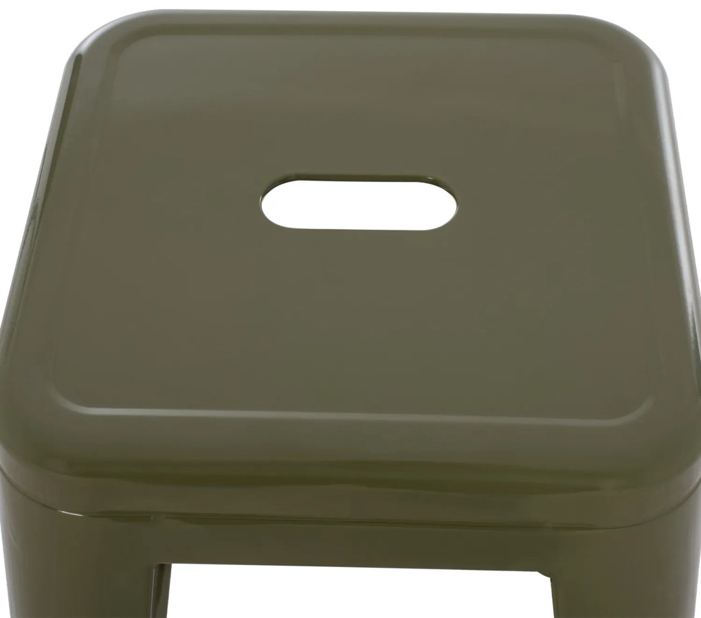 ΣΚΑΜΠΟ ΜΠΑΡ ΜΕΤΑΛΛΙΚΟ MELITA-PRO HM8642.43 ΣΕ DARK OLIVE 43x43x78Υεκ. (1 Τεμμάχια)