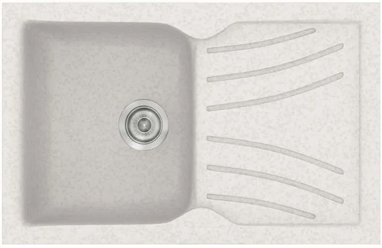 Νεροχύτης Sanitec 337-Metallic Ice