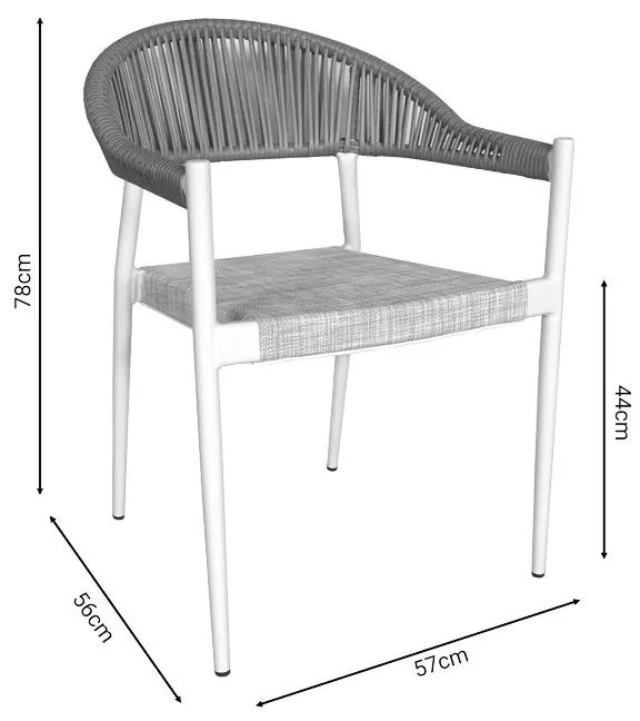 Τραπεζαρία Nares-Elation σετ 5τεμ λευκό αλουμίνιο και plywood σε φυσική απόχρωση 140x80x72.5εκ