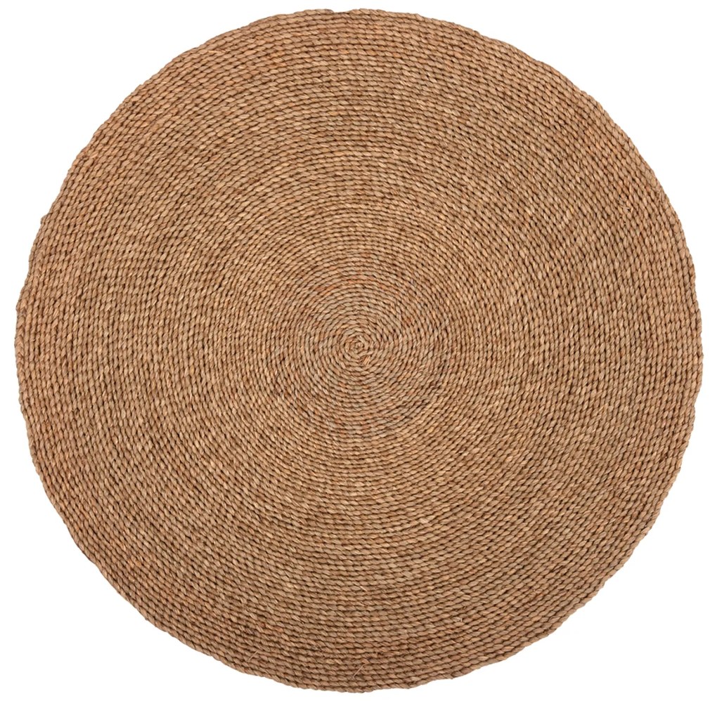 ΧΑΛΙ ΣΤΡΟΓΓΥΛΟ CRATER HM7847 MENDONG GRASS ΣΕ ΦΥΣΙΚΟ ΧΡΩΜΑ Φ100 εκ. - 0517236 - HM7847