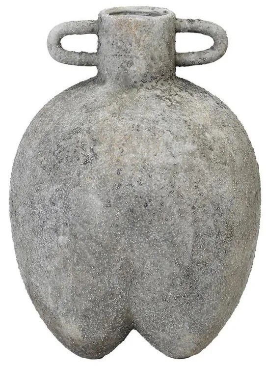 Βάζο γκρί κεραμικό 18,7Χ18,7Χ25,5cm