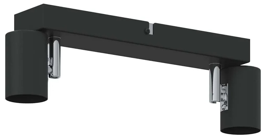 vidaXL Σποτ οροφής Μαύρο 26 x 6.5 x 11.5 εκ Ατσάλι