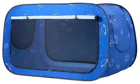 VEVOR 2 Doors Bed Tent Breathable Tent Light Blackout with 0.33 in Fiber Poles