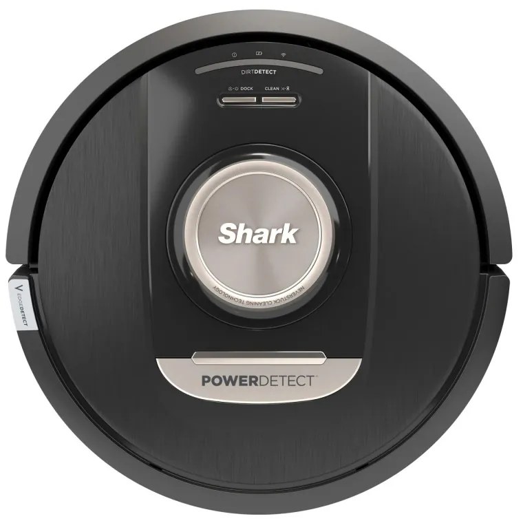 Ρομποτική ηλεκτρική σκούπα Shark PowerDetect RV2820VEEU, 650W, 0.3 l, 360 LiDAR, Αυτονομία έως 110 λεπτά, DirtDetect, Μαύρο