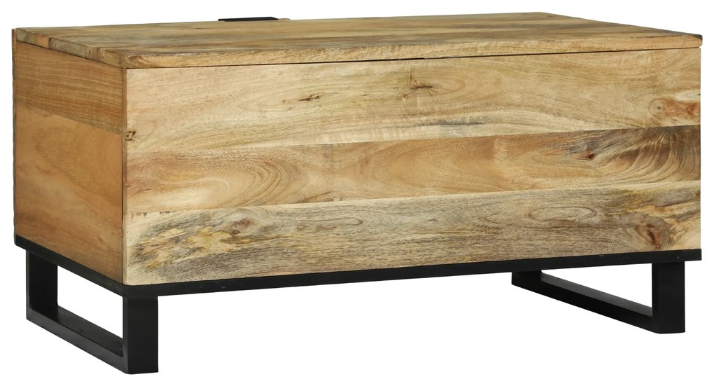 vidaXL Τραπεζάκια Σαλονιού Καφέ 80 x 50 x 40 cm Μασίφ ξύλο μάνγκο