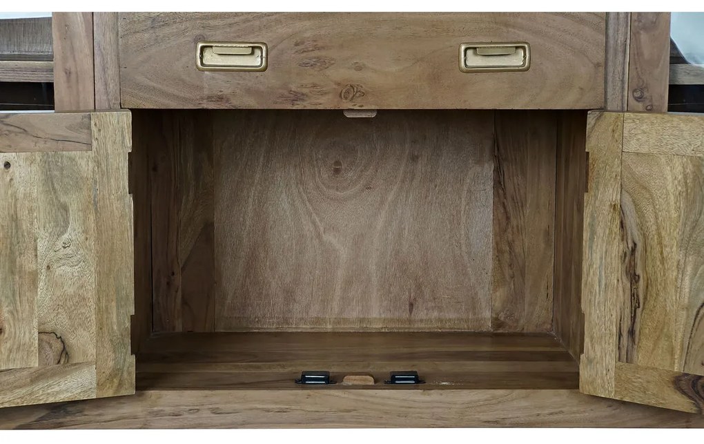 Σκευοθήκη DKD Home Decor   Χρυσό Φυσικό ξύλο ακακίας 150 x 40 x 81 cm