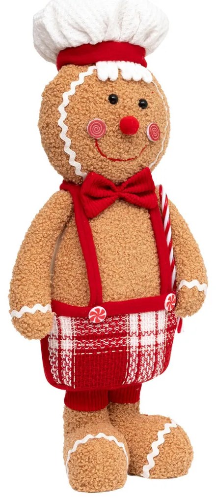 Χριστουγεννιάτικο Λούτρινο (21x12x49) A-S Gingerbread Boy 208408