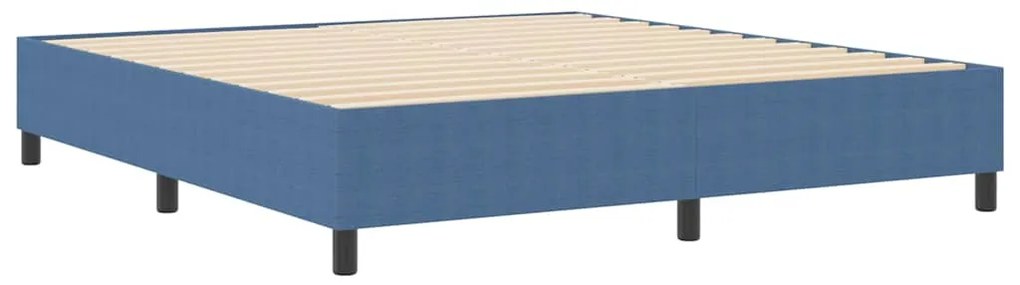 vidaXL Κρεβάτι με ελατήρια Μπλε 180 x 200 cm Βελούδο