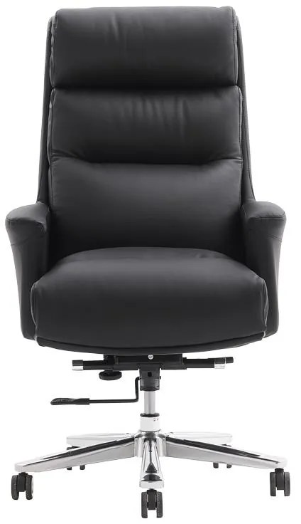 Καρέκλα γραφείου διευθυντή Nagal PU σε μαύρη απόχρωση 71x73x117-123εκ 71x73x123 εκ.